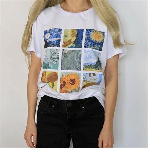 vincent van gogh t shirt|More.